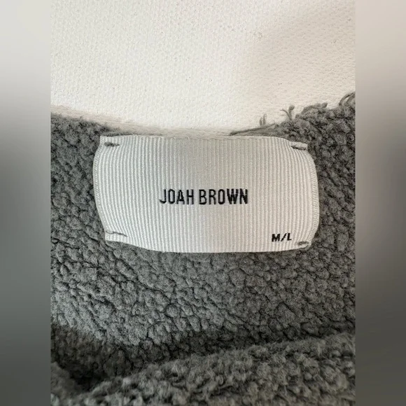 Joah Brown Slouchy Pullover Sweatshirt - Picture 7 of 10